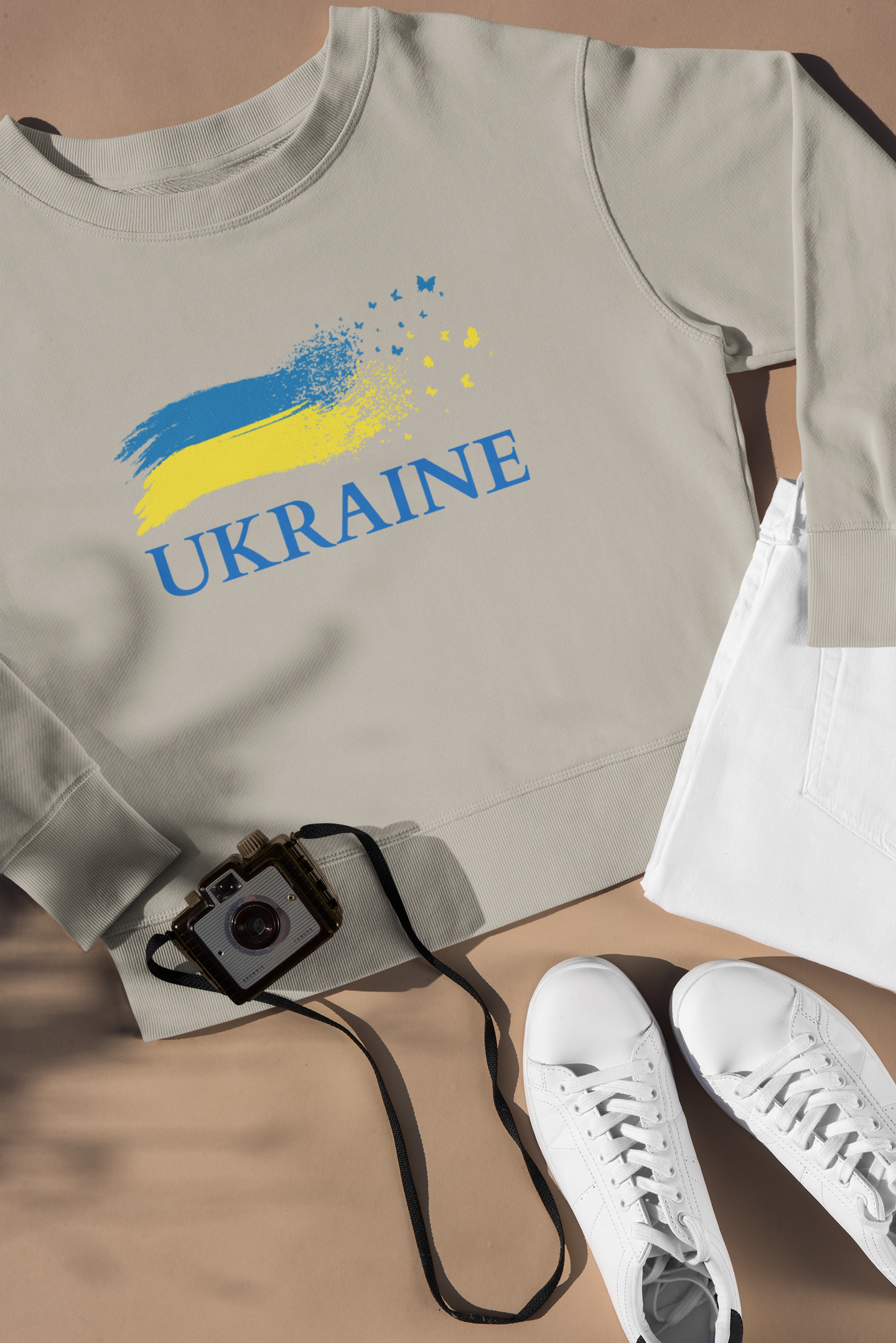 Ukrainian Flag Sweatshirt | Unisex