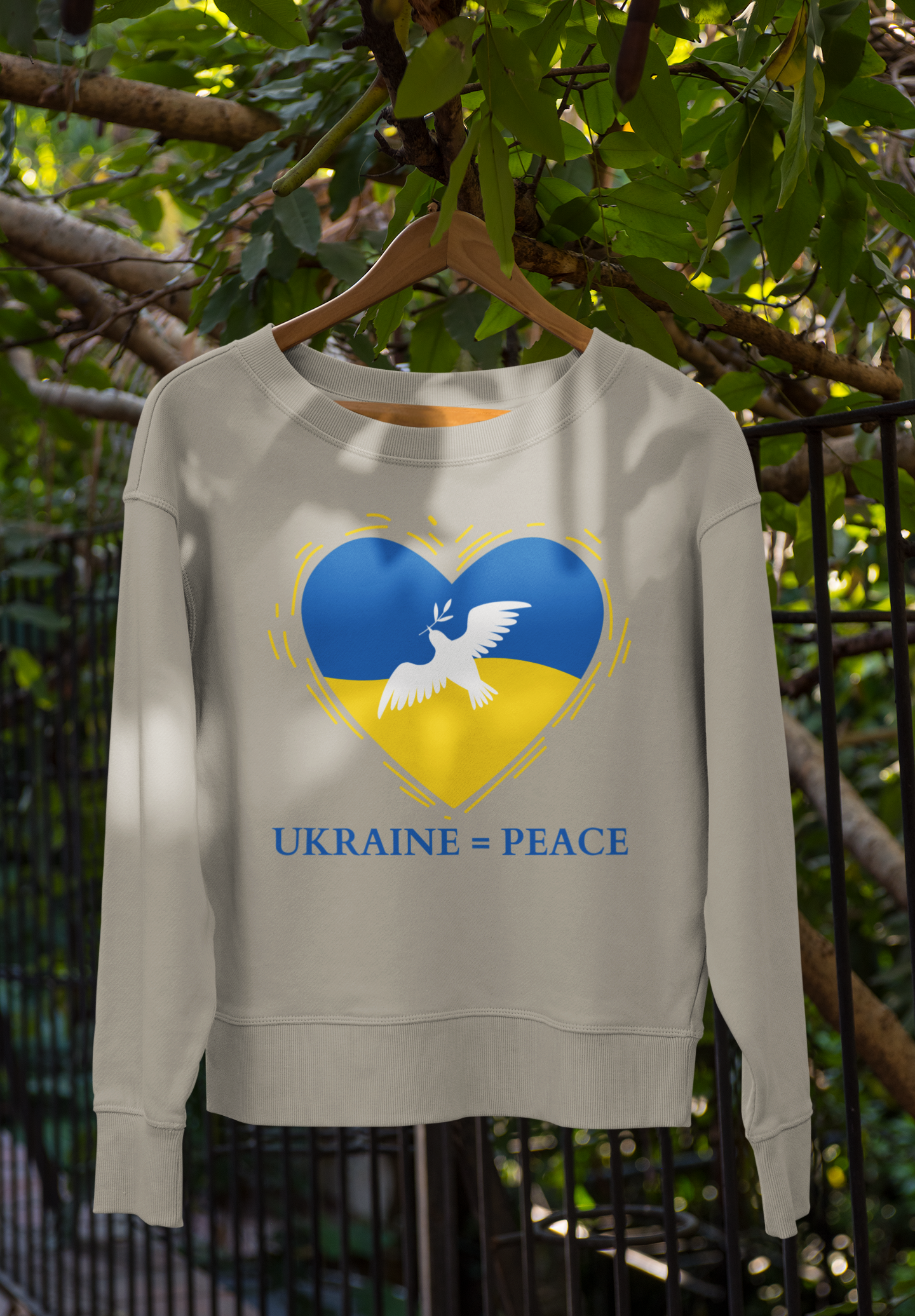 Ukrainian Peace Sweatshirt | Unisex