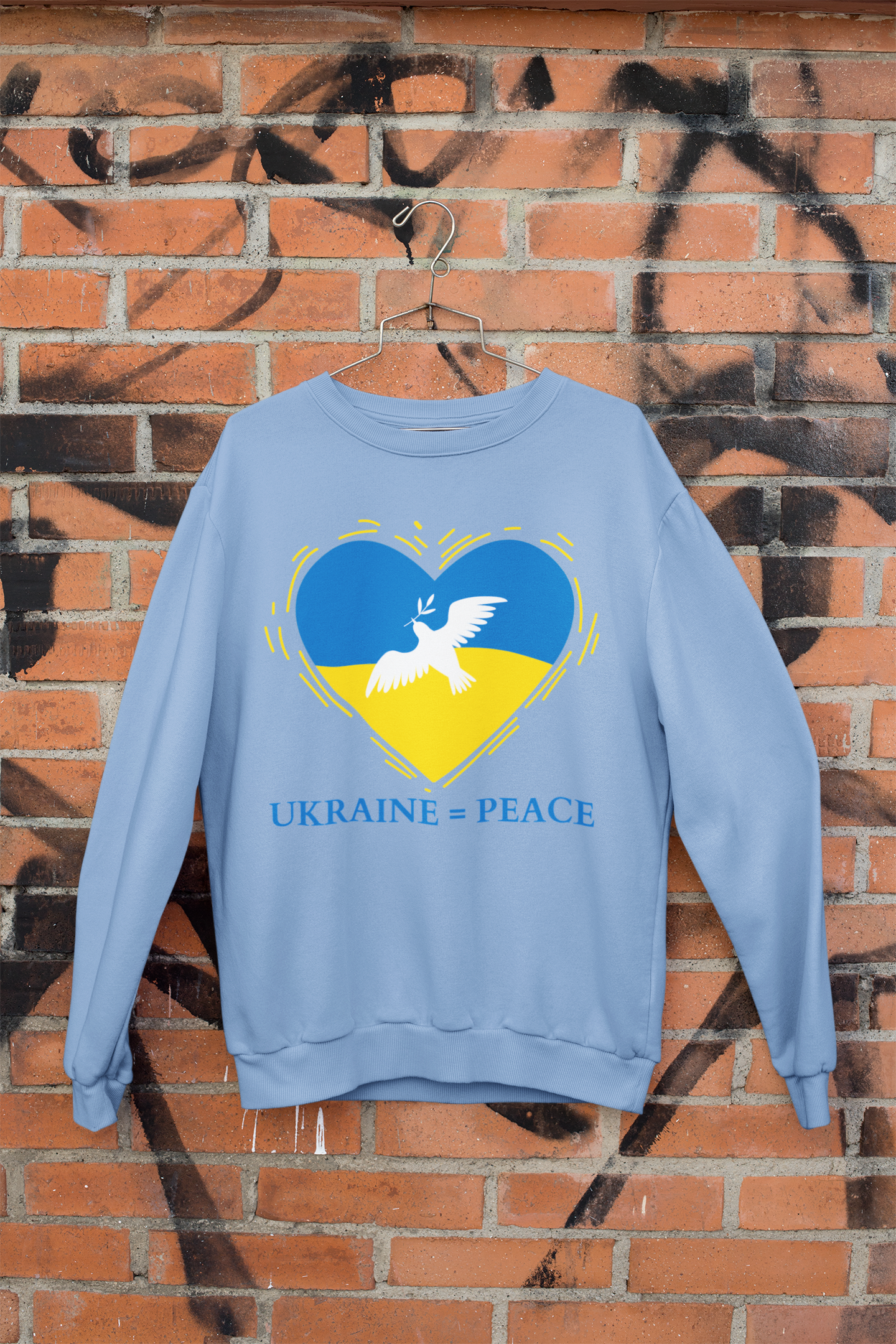 Ukrainian Peace Sweatshirt | Unisex