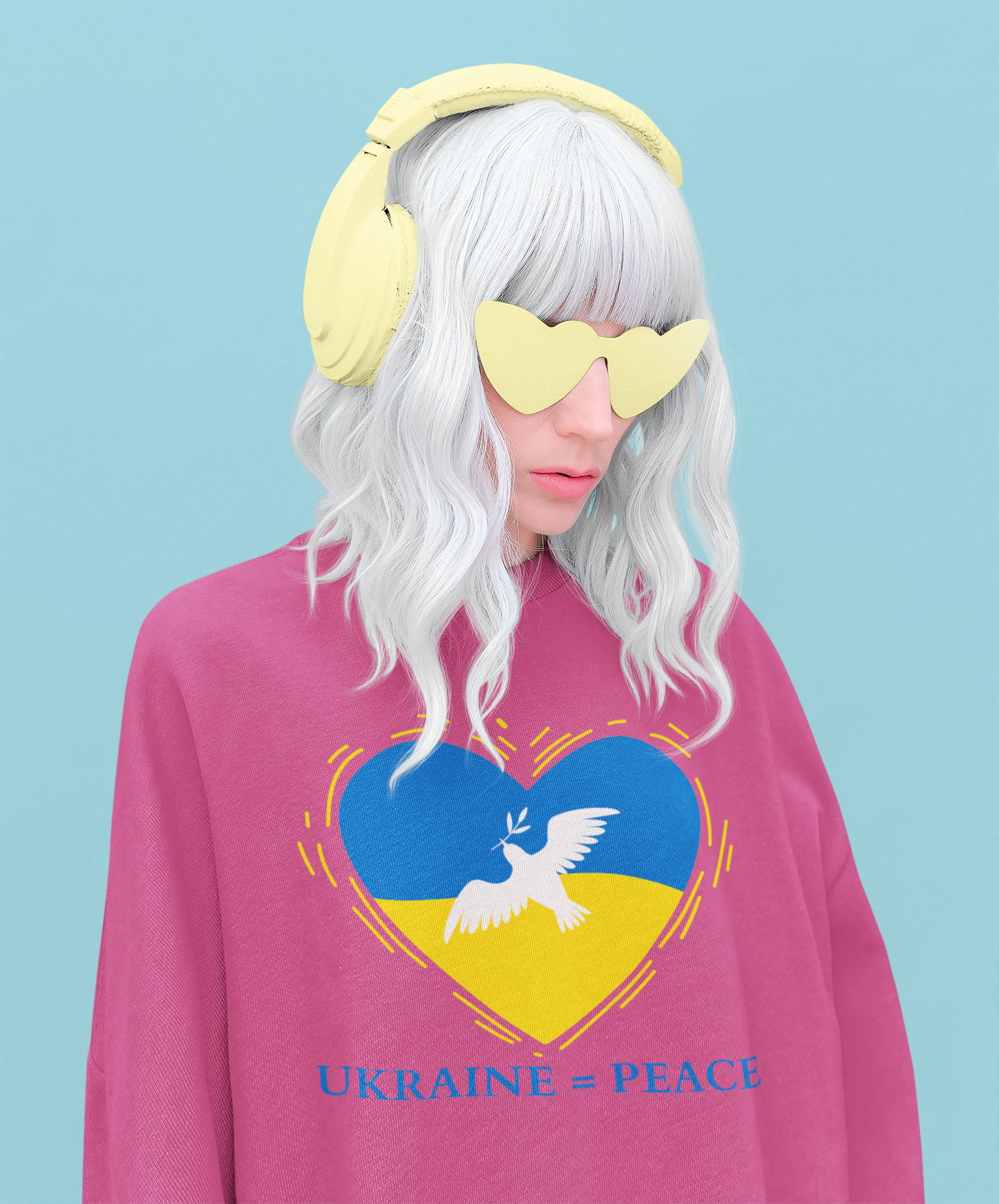 Ukrainian Peace Sweatshirt | Unisex