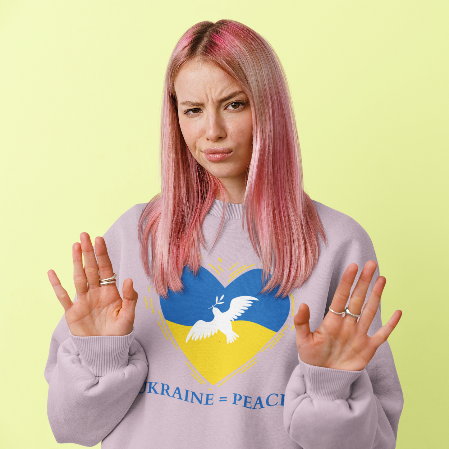 Ukrainian Peace Sweatshirt | Unisex